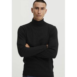 Blend - Heren Sweater (lekker fijn warm) - Coltrui - Zwart – 100% organic material - Maat M