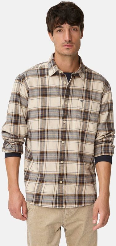 Camel Active - Vrijetijdsoverhemd - Flanel - Regular Fit - Kentkraag - Knoopsluiting