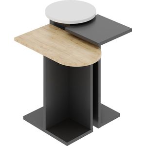 Pochon - Bijzettafel Mund - Antraciet - 40x51x53