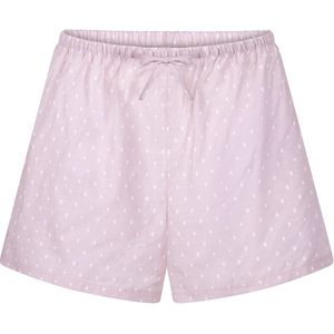 Hunkemöller Dames Nachtmode Dobby short - Roze - maat XS