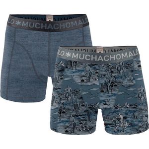 MuchachoMalo - Jongens 2-pack Jeans Boxershorts - 146