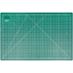 Snijmat 45 x 60 cm met schaalverdeling aan 2 kanten Groen