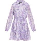 DreiMaster - Vintage Blousejurk - Lichtgrijs - Donkergroen - Lavendel - Pink