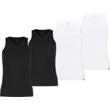 Puma - Onderhemd - Verpakking van 4 - Mouwloos - Zachte Single Jersey