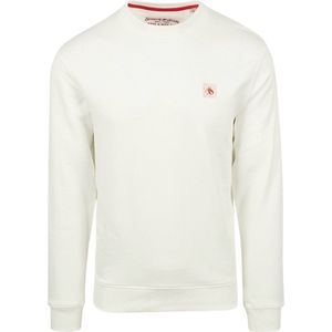 Scotch and Soda - Essential Sweater Off White - Heren - Maat L - Regular-fit