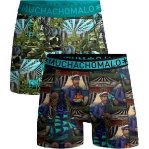 Muchachomalo Boys Boxershorts - 2 Pack - Maat 110/116 - 95% Katoen - Jongens Onderbroeken