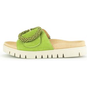 Gabor -Dames - groen - slippers & muiltjes - maat 42