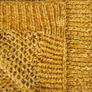 HAIFA - Plaid - Geel - 150 x 200 cm - Polyester