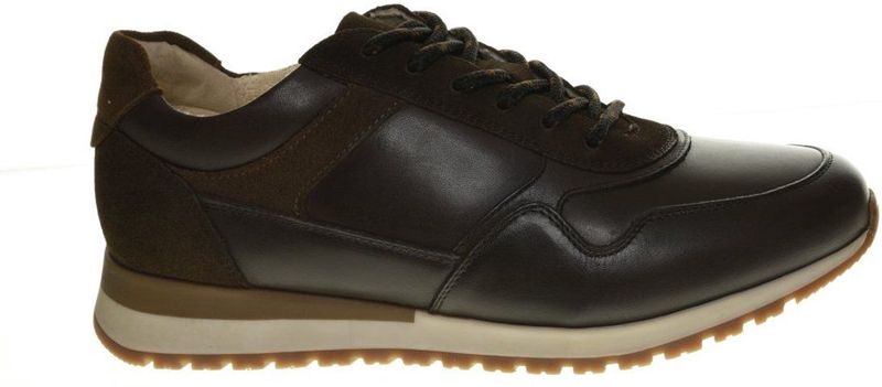 ARA - Sneakers Laag - Donkerbruin / Bruin Gemêleerd - Leer