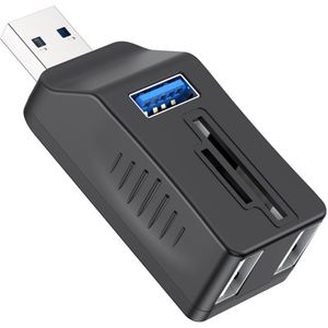 SD Kaart lezer 5 in 1 - Kaartlezer SD kaart - Card reader USB - Geheugenkaartlezer - Micro SD kaartlezer - USB kaartlezer