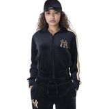 Vrouwelijke fluwelen jas New York Yankees Track