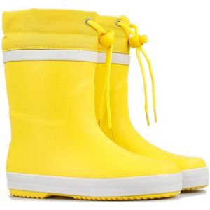 *gevoerd* FashionBootZ regenlaarsjes Blizzard Yellow - Geel-35.5