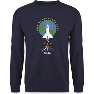 NASA Take Me Away From Here Sweater Heren