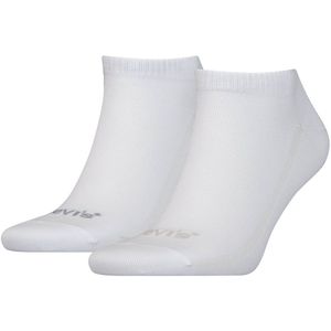 Levi's Heren Sneakersokken Low Cut Tencel & Organic Cotton 2-Pack Wit