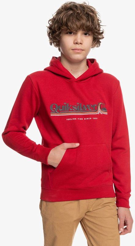 Quiksilver All Lined Up Sweatshirt Rood 12 Years Jongens
