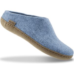 Glerups Slipper Leren Zool B-17-00 Sky Maat 41