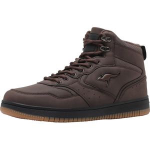 KangaROOS - K-Watch Bliz - Hoge Herentrainers - Bruin - Warm Gevoerd