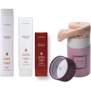 L'ANZA Healing Volume Thickening Shampoo, Conditioner & Treatment Spray Triple Set - 300+250+100ml