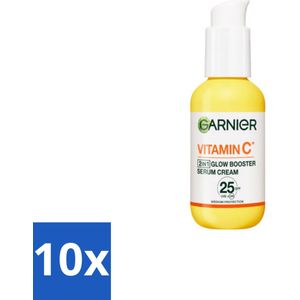 Garnier - SkinActive - Serum Cream - Glow Booster - Vitamine C & SPF 25 - 50 ml - Bulkverpakking - 10 stuks
