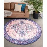 Rond vintage vloerkleed - Fade No.2 multi 152 cm rond