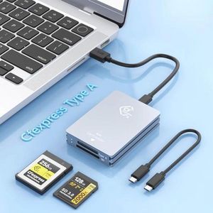 2-in-1 CFexpress Type-A en SD Kaartlezer - USB 3.2 Snelle Gegevensoverdracht