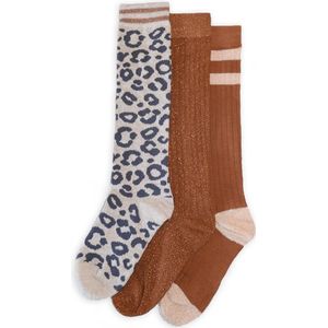 iN ControL 3pack glitter kniekousen maat 35/38