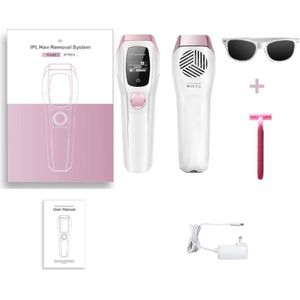 IPL Ontharingsapparaat - 10 Instellingen - Inclusief Scheermes en Beschermingsbril - 1.000.000 Flitsen