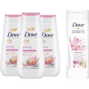 Dove Glowing Ritual Douchegel 3 x 250 ml + Glowing Bodylotion 400 ml