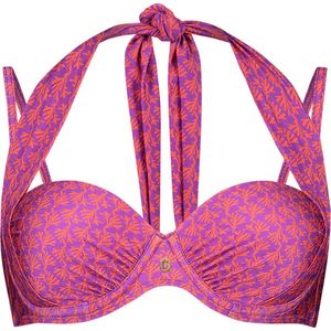 Ten Cate - Multiway Bikini Top Coral - maat 40D - Roze/Paars