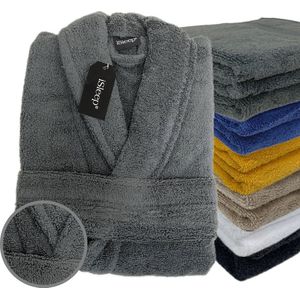 iSleep Terry Badjas - 100% Katoen - Unisex - Maat S - Antraciet
