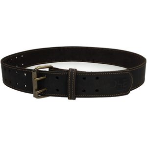 D4E LEDEREN RIEM 50MM IN OLIEBRUIN TOPNERFLEER