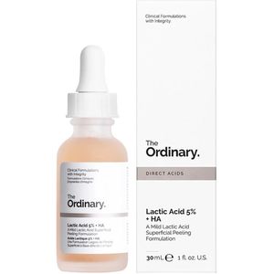 The Ordinary Lactic Acid 5% + HA 2% Gezichtspeeling - Gezichts Serum