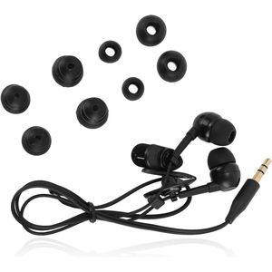Allecto plus - Waterdichte Oortelefoons IP68 voor Zwemmen en Hardlopen, 3,5 Mm Bedraad, 8 Reserve Oordopjes