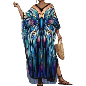 Sexy kimono voor vrouwen - zomer, korte mouwen, gebreide jas, jurk, badpak cover-up