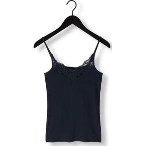 Jansen Amsterdam V306 Singlet Tops & T-shirts Dames - Shirt - Donkerblauw - Maat S