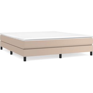 vidaXL-Boxspringframe-kunstleer-cappuccino-180x200-cm