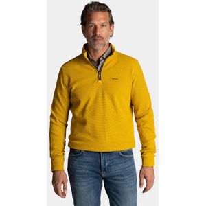 NZA - Gele - Katoenen Half Zip Sweater