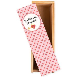 Valentijn wijnkist ''Jij hebt de sleutel tot mijn hart'' |Fotofabriek Valentijn cadeautje voor haar / hem | Fotofabriek Valentijn cadeau | Valentijn cadeautje vrouw | Liefdes cadeau