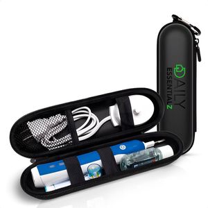 Daily Essentialz Reisetui Elektrische Tandenborstel - Tandenborstel Houder - Reisetui - Tandenborstelhouder Electrische - Reizen Gadget - Tandenborstel Koker - Tandenborstel Doosje - Zwart