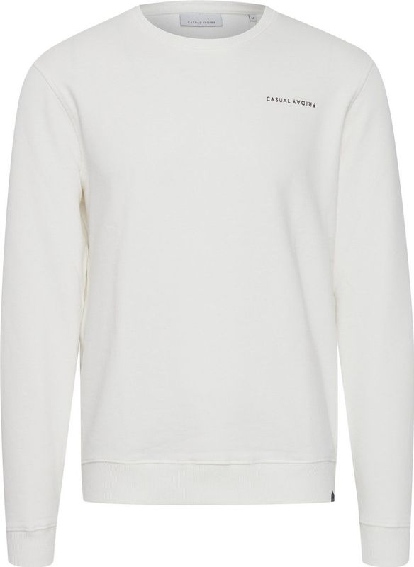 CASUAL FRIDAY - CFSeverin - Sweatshirt - Ecru - 100% Katoen