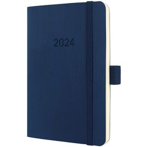 Sigel agenda 2024 - Conceptum - A6 - softcover - 2 pagina's / 1 week - midnight blue - SI-C2433
