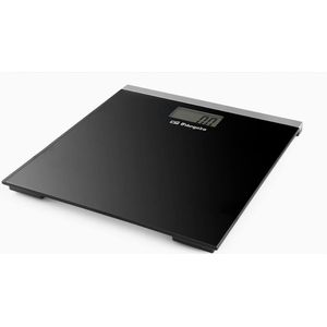 Elektronische badkamerweegschaal met touch-activering automatische uitschakeling - Body Fat functie - maximaal 180 kg - werkt op batterijen