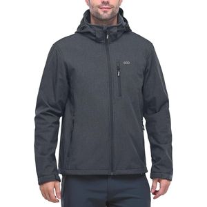 Waterdicht Winterjack voor Heren - Winddicht Softshelljack met Fleecevoering voor Outdoor Activiteiten