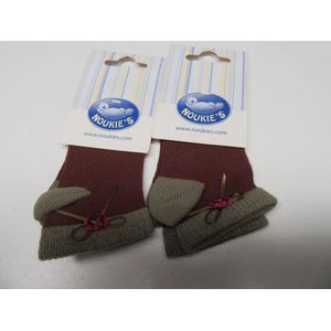 Noukie's - 2 pack Sokken - Kort - Meisje - 12-18 maand maat 22