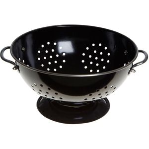 My Ninki ® Stijlvol Retro Design Vergiet met Zwarte Emaille Coating, 23 cm