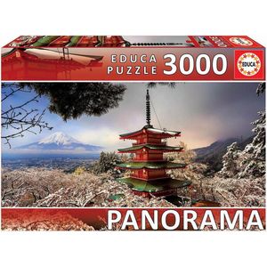 Puzzel Mount Fuji & Chureito Pagoda - 3000