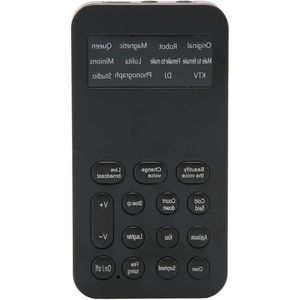 Voice Changer - Stemvervormer met 8 geluidseffecten en spraakwisselaars voor bellen, spelen en zingen - Compatibel met mobiele telefoons, computers en tablets .