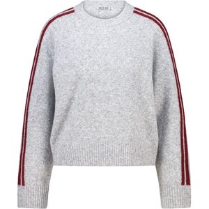 America Today gestreepte pullover grijs