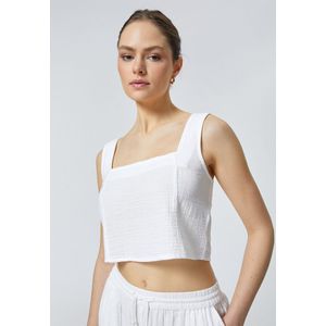 Touw kraag Mouwloos Tanktop