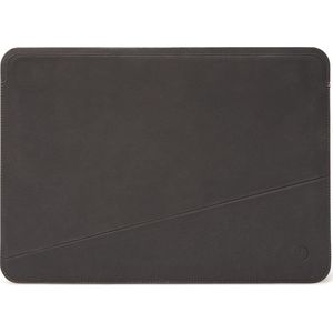 DECODED Frame Sleeve geschikt voor Macbook 13"" | Full Grain Leer - Antraciet